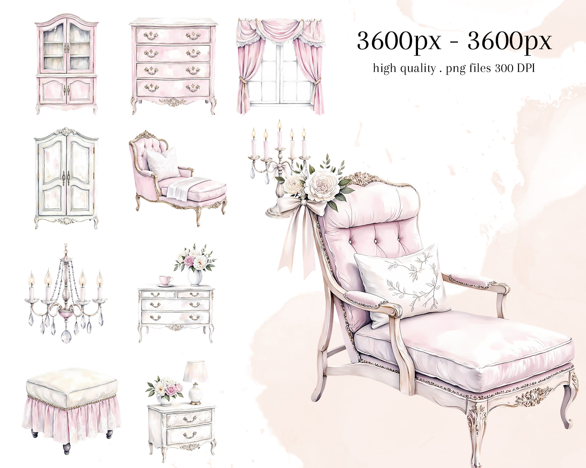 Shabby Chic Furniture Clipart Shabby Chic Furniture Clipart - Image 3