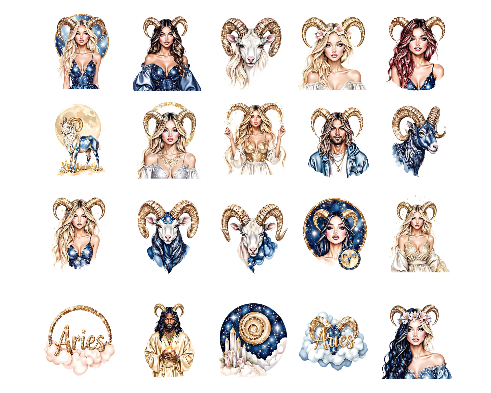 Aries Zodiac Clipart Aries Zodiac Clipart - Image 2