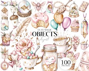 Cute Magic Objects Clipart Cute Magic Objects Clipart