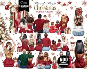 Christmas Family Portrait Creator Christmas Family Portrait Creator