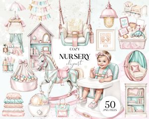 Cozy Nursery Clipart Cozy Nursery Clipart