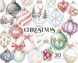 Christmas Balls Clipart