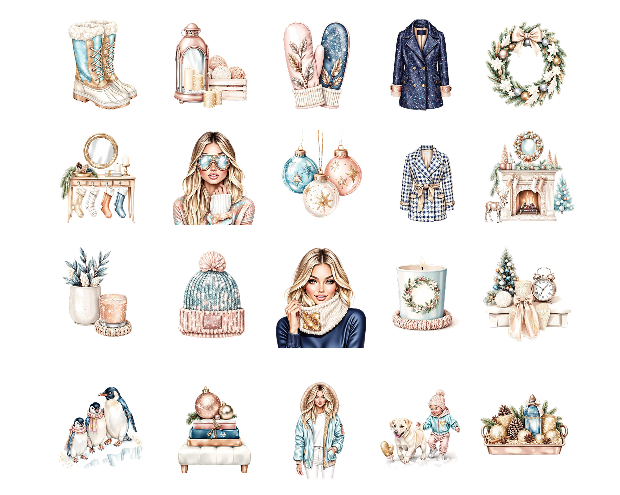 Cozy Winter Days Clipart Cozy Winter Days Clipart - Image 3