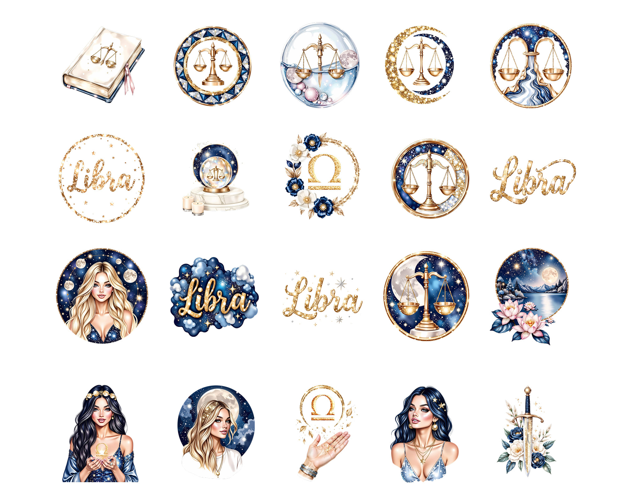 Libra Zodiac Clipart Libra Zodiac Clipart - Image 3