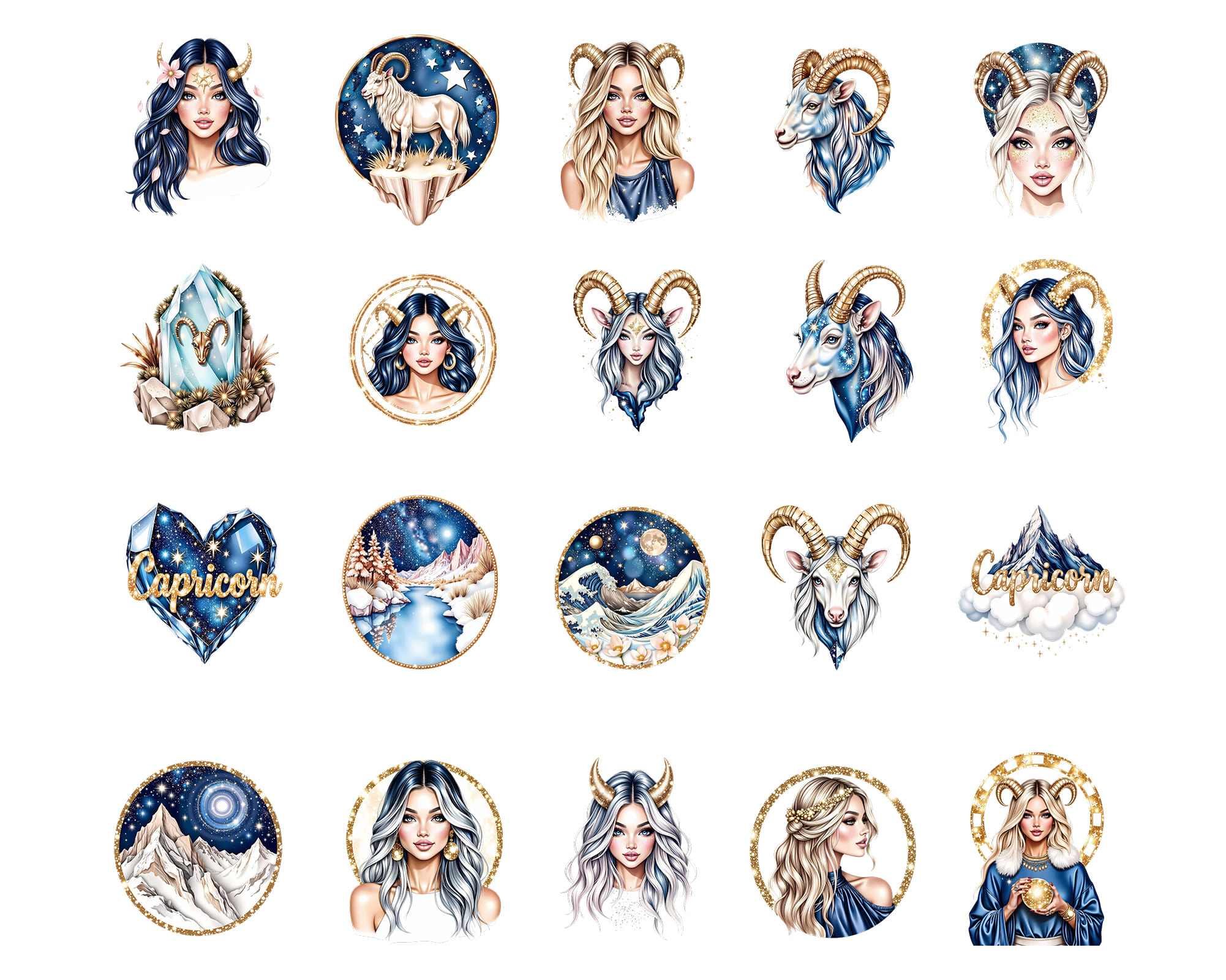 Capricorn Zodiac Clipart Capricorn Zodiac Clipart - Image 3