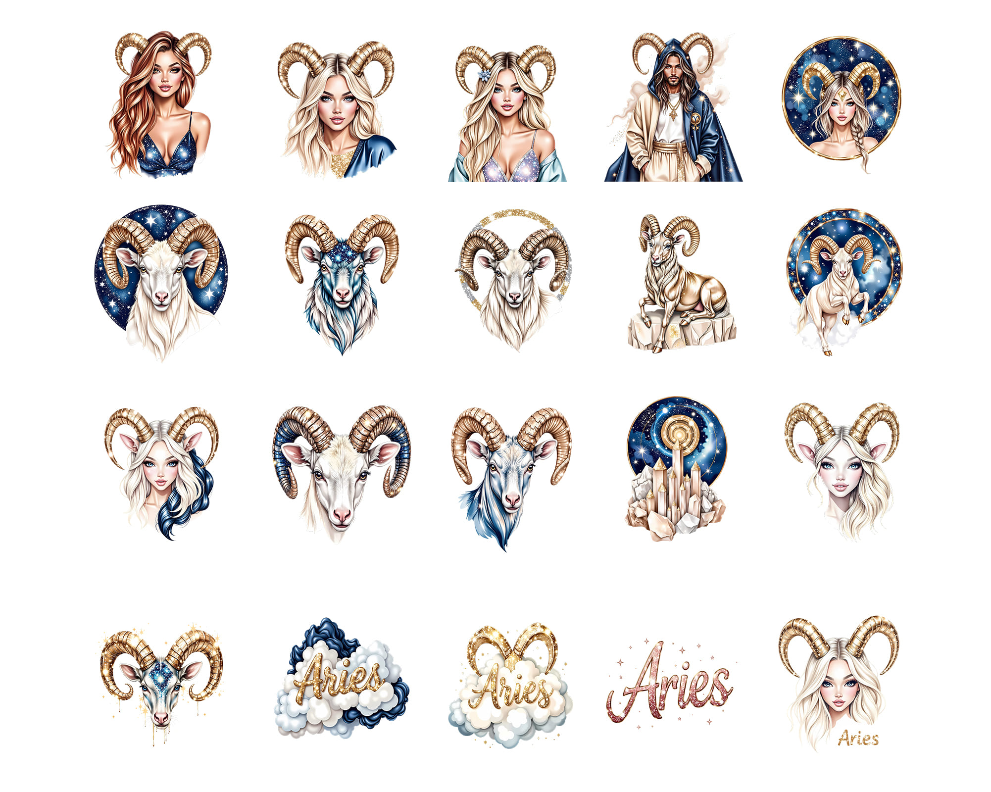 Aries Zodiac Clipart Aries Zodiac Clipart - Image 3