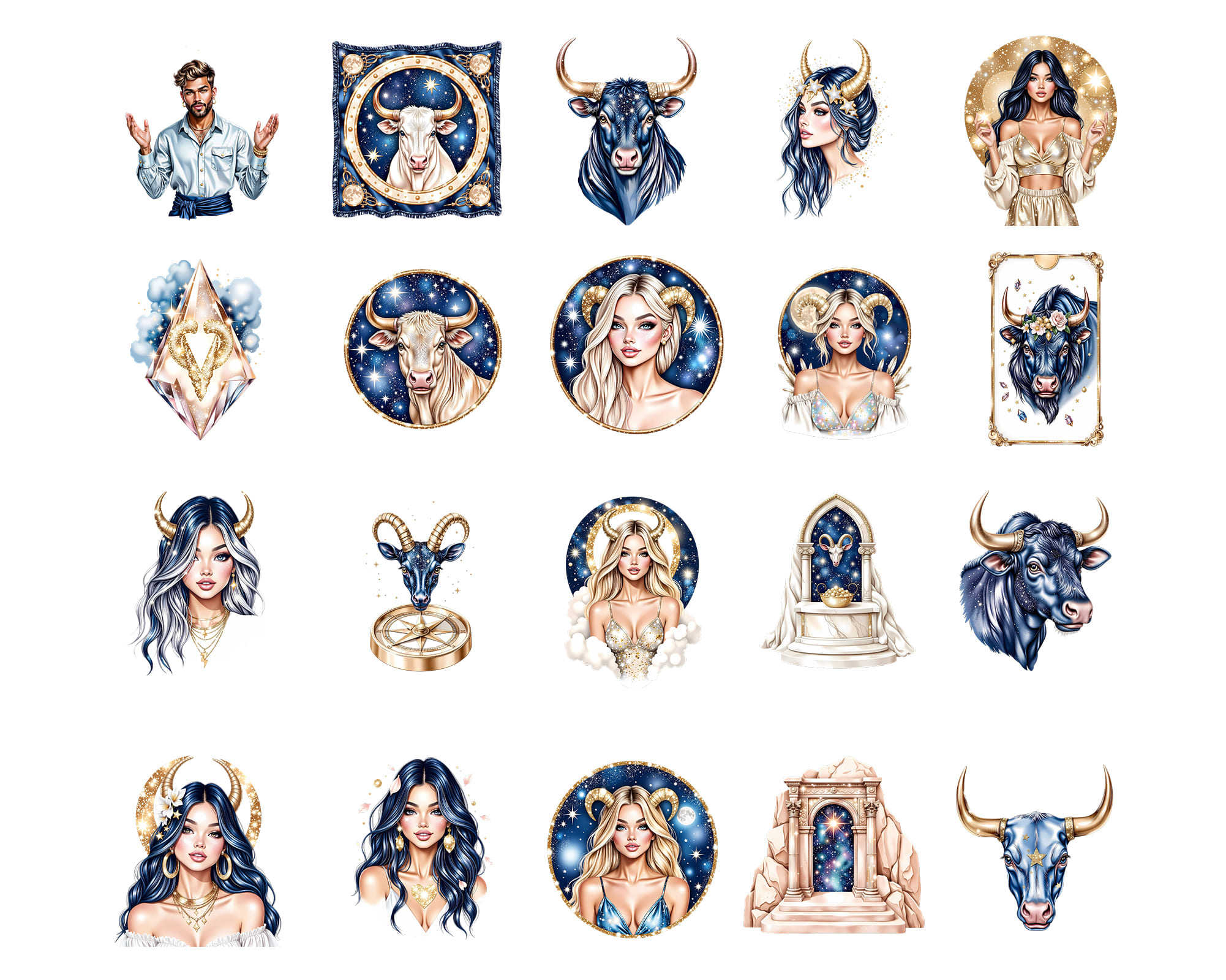 Taurus Zodiac Clipart Taurus Zodiac Clipart - Image 4