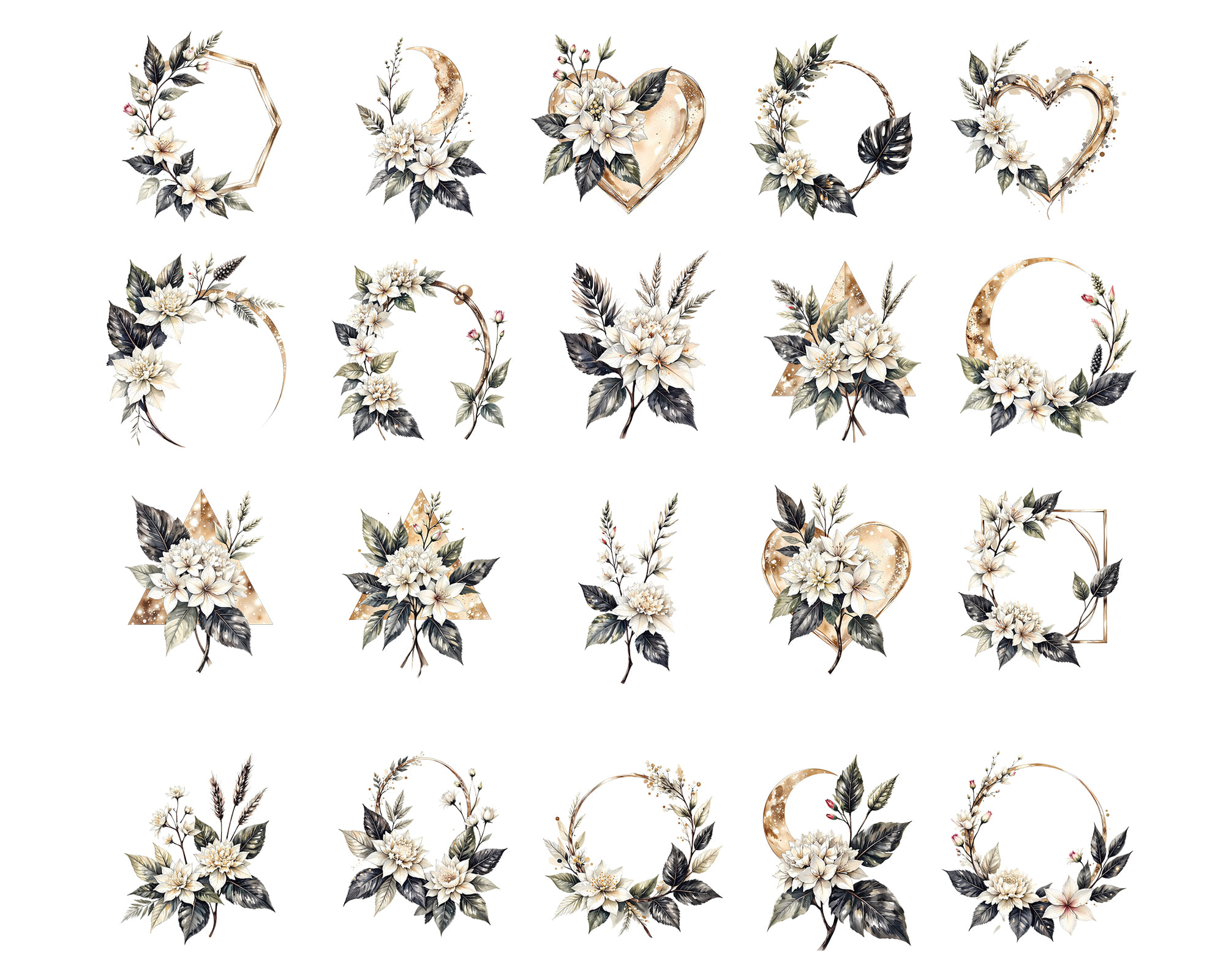 Sacred Geometric Floral Frames PNG Sacred Geometric Floral Frames PNG - Image 3