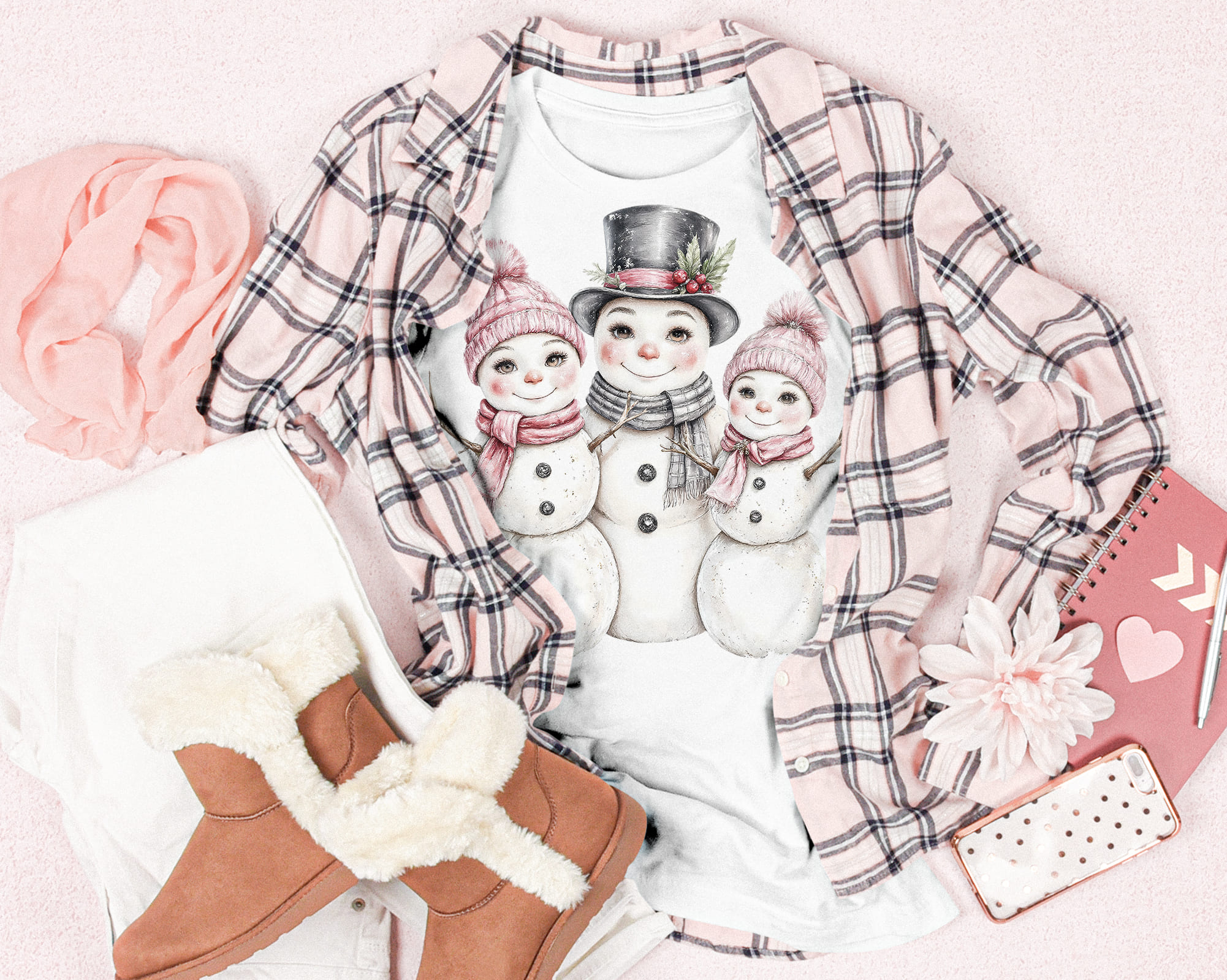 Watercolor Vintage Christmas Clipart Set Watercolor Vintage Christmas Clipart Set - Image 10