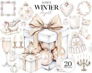 White Winter Clipart