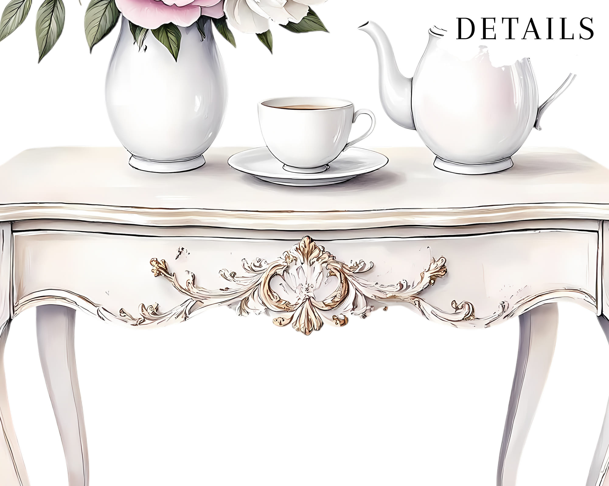 Shabby Chic Furniture Clipart Shabby Chic Furniture Clipart - Image 9