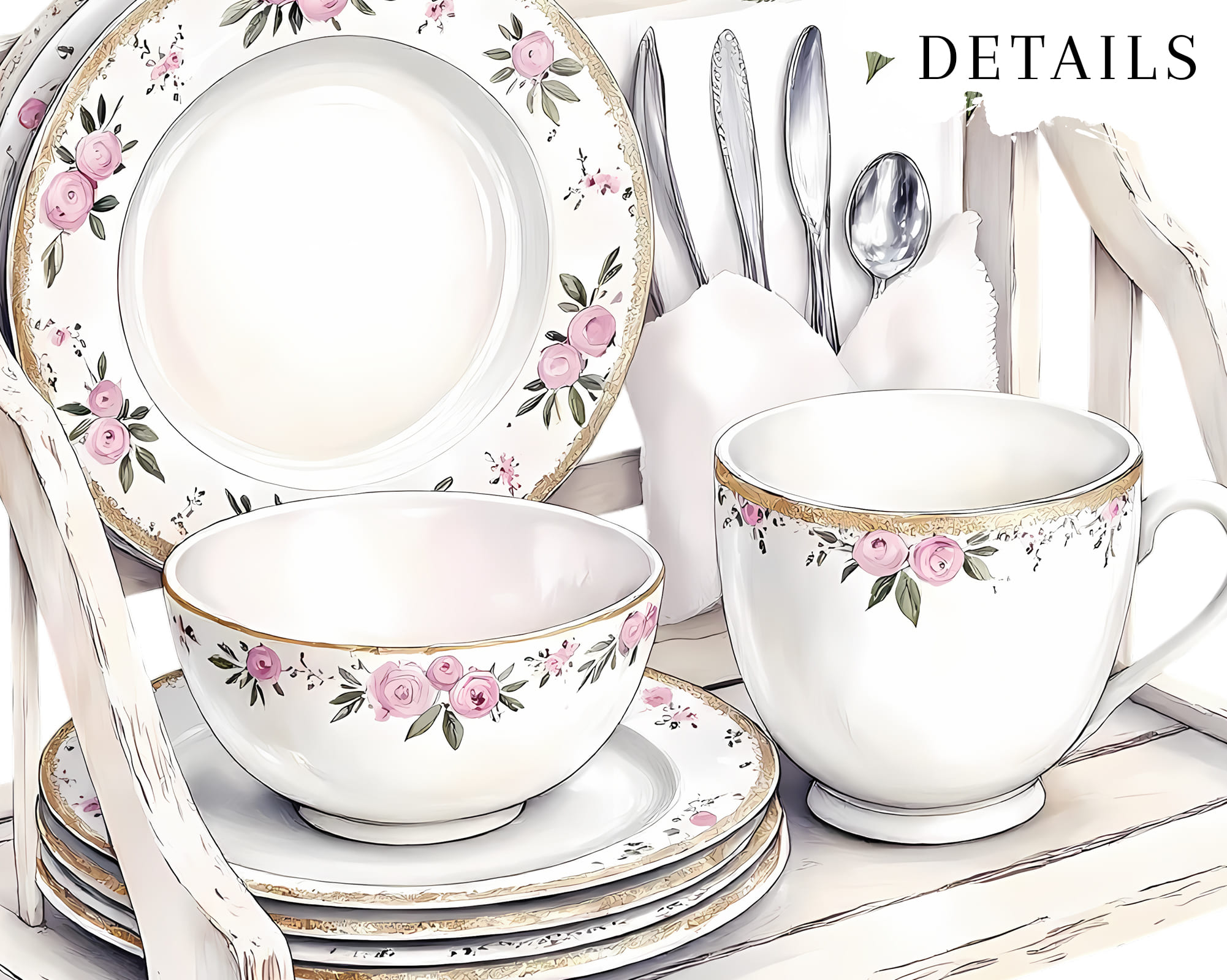 Vintage Shelves Clipart Vintage Shelves Clipart - Image 9