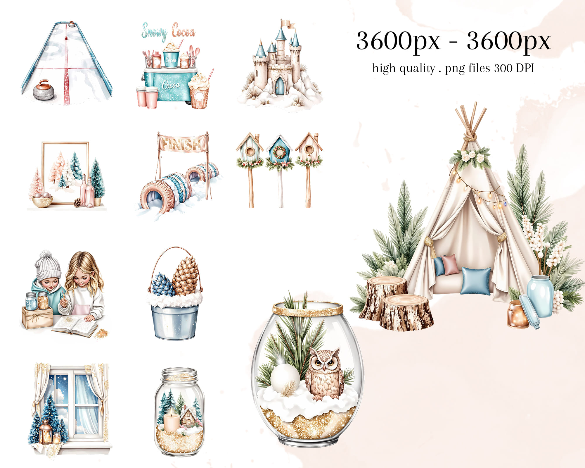 Cozy Winter Days Clipart Cozy Winter Days Clipart - Image 4