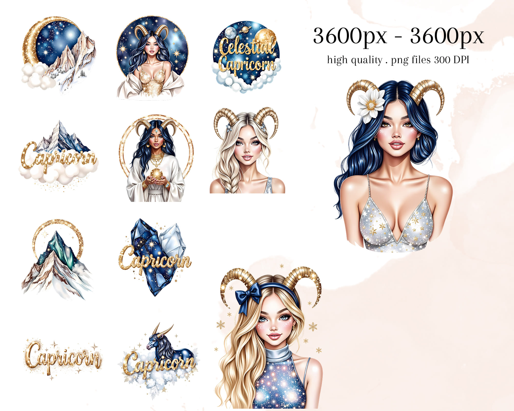 Capricorn Zodiac Clipart Capricorn Zodiac Clipart - Image 4