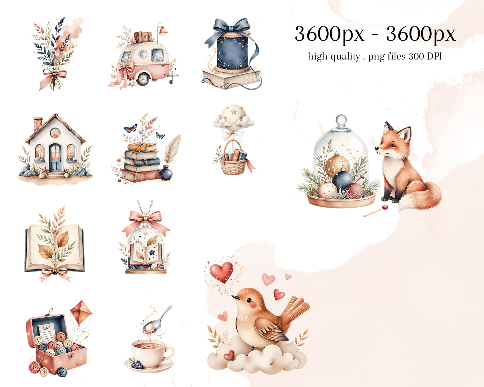 Whimsical Fantasy World Clipart Whimsical Fantasy World Clipart - Image 4