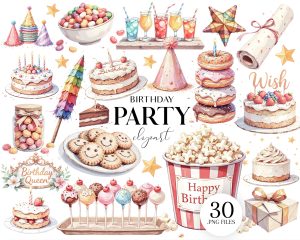 Birthday Party Clipart