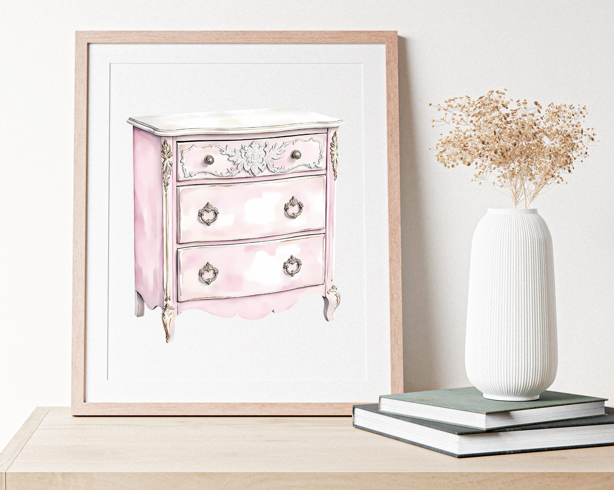 Vintage Bedroom Clipart Vintage Bedroom Clipart - Image 8