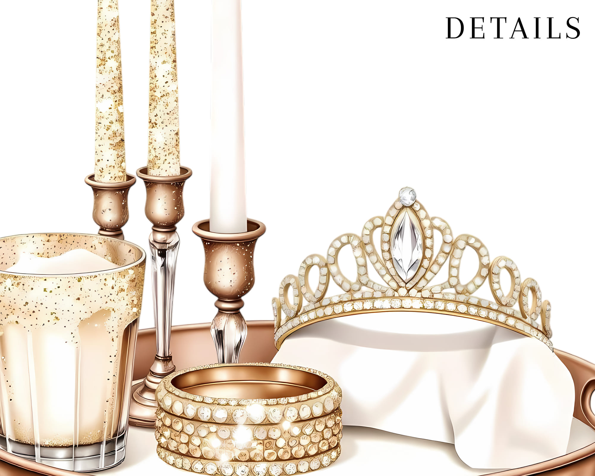 Luxury Gold Christmas Clipart Luxury Gold Christmas Clipart - Image 10