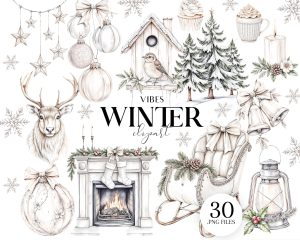 Winter Vibes Clipart