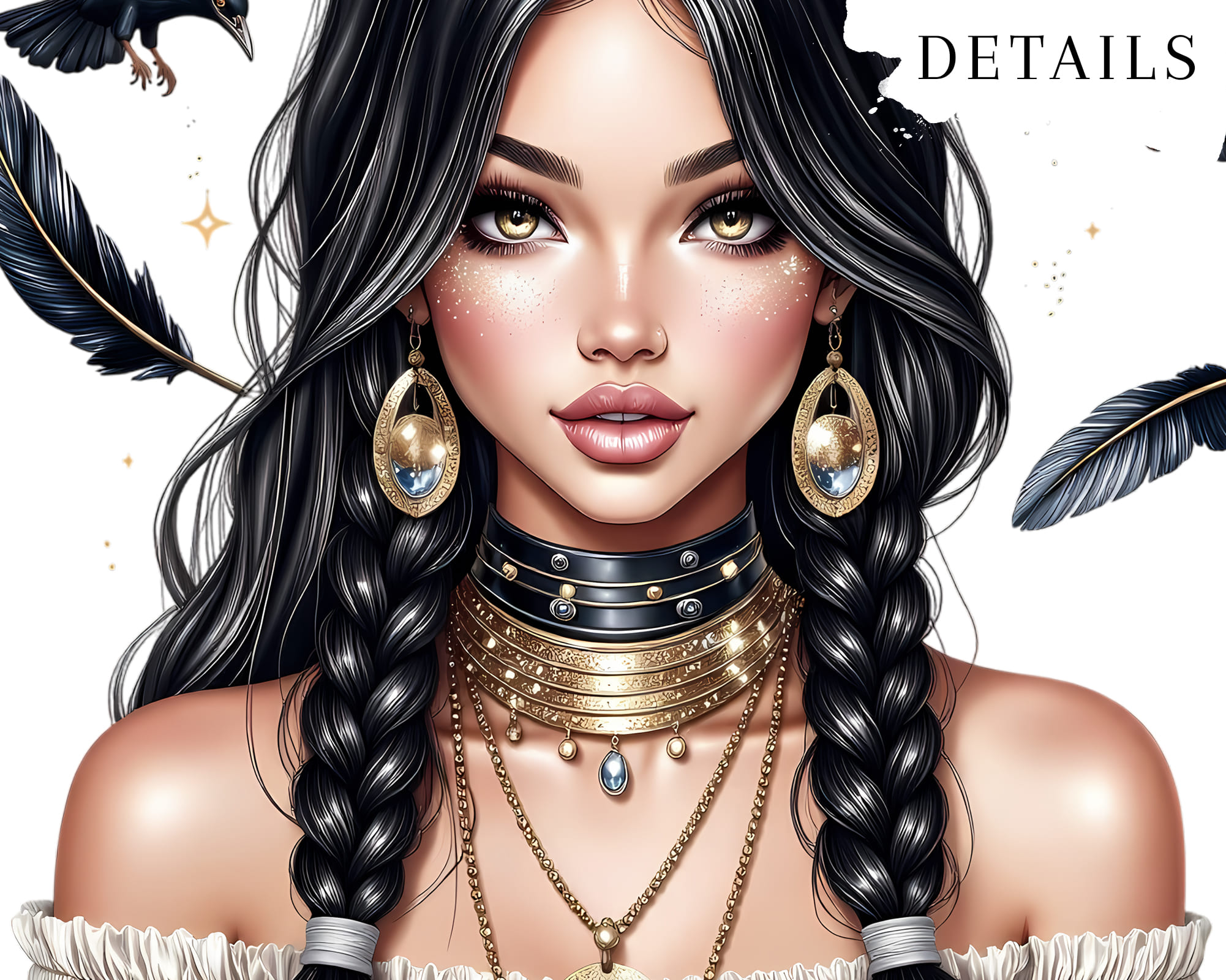 Celtic Witches Clipart Set Celtic Witches Clipart Set - Image 12