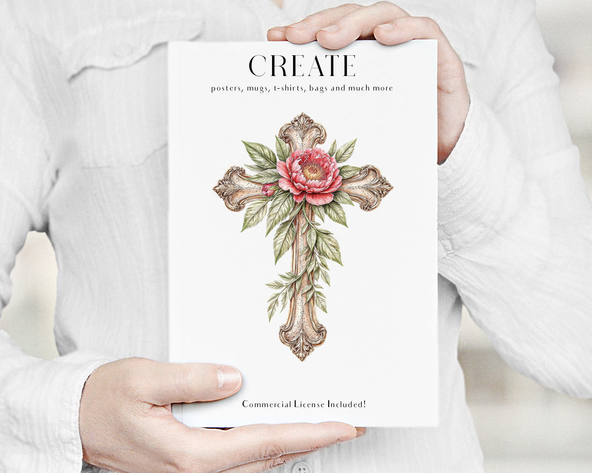 Vintage Cross Clipart Vintage Cross Clipart - Image 7