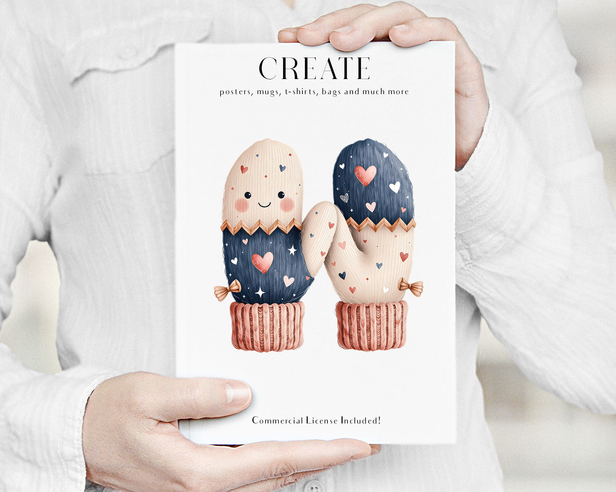 Whimsical Winter Kids Clipart Whimsical Winter Kids Clipart - Image 8