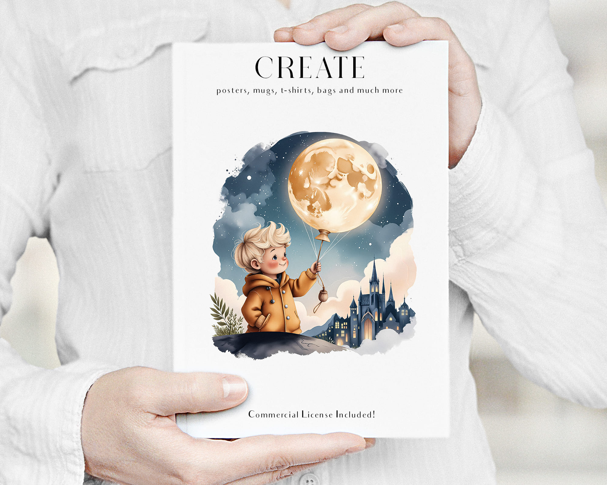 Moonlight Magic Kids Clipart Moonlight Magic Kids Clipart - Image 7