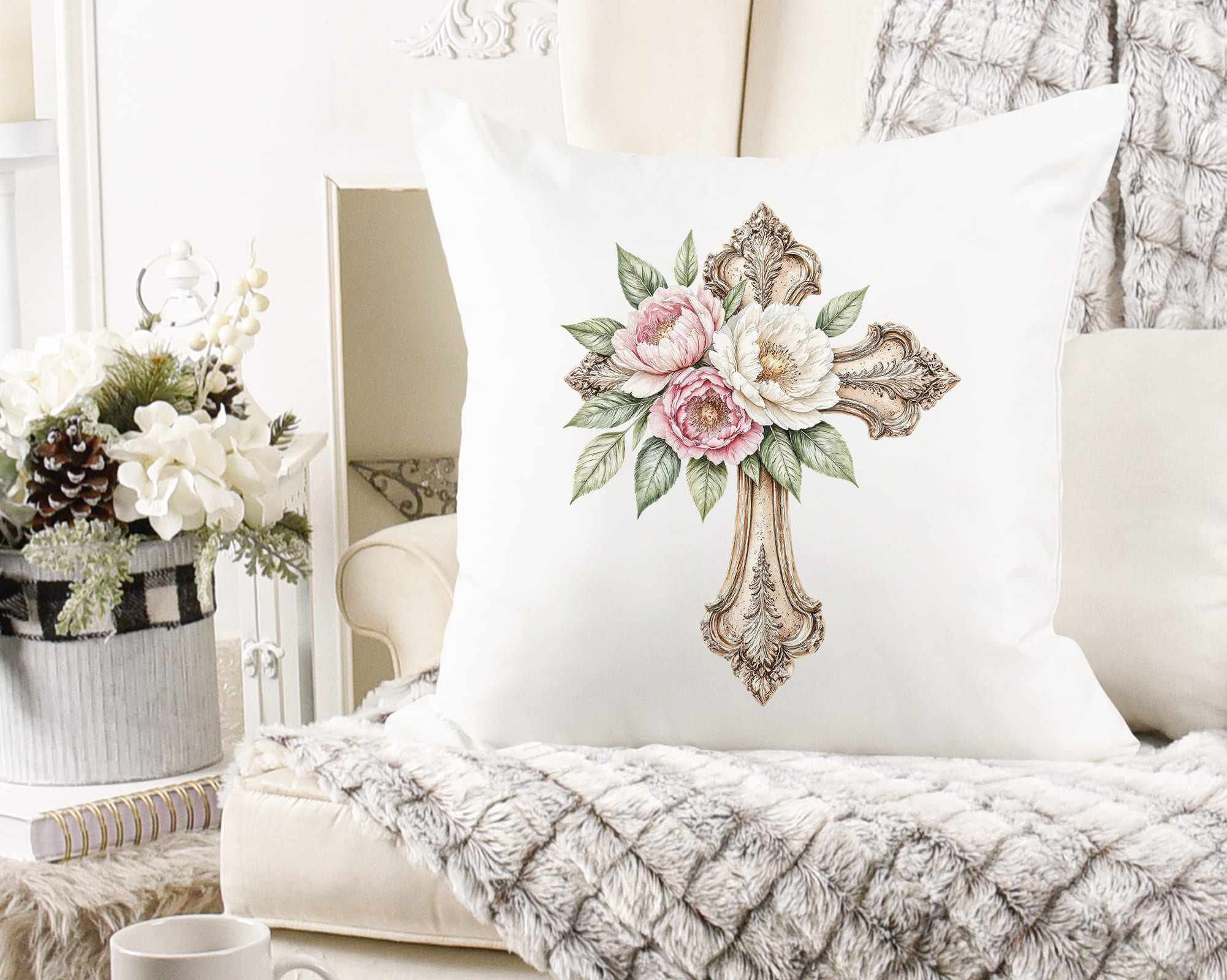 Vintage Cross Clipart Vintage Cross Clipart - Image 6