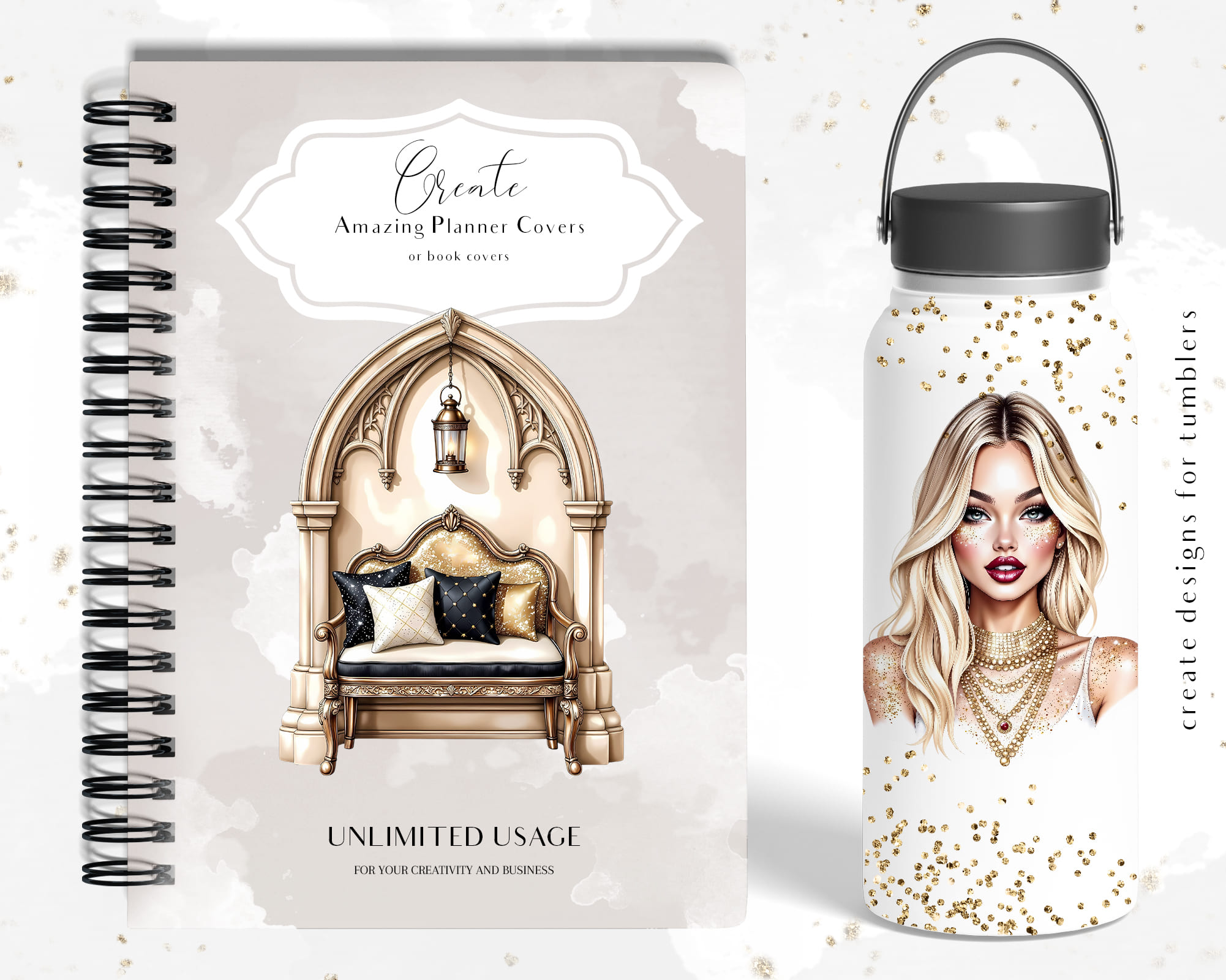 Luxury Dark Queen Clipart Luxury Dark Queen Clipart - Image 6