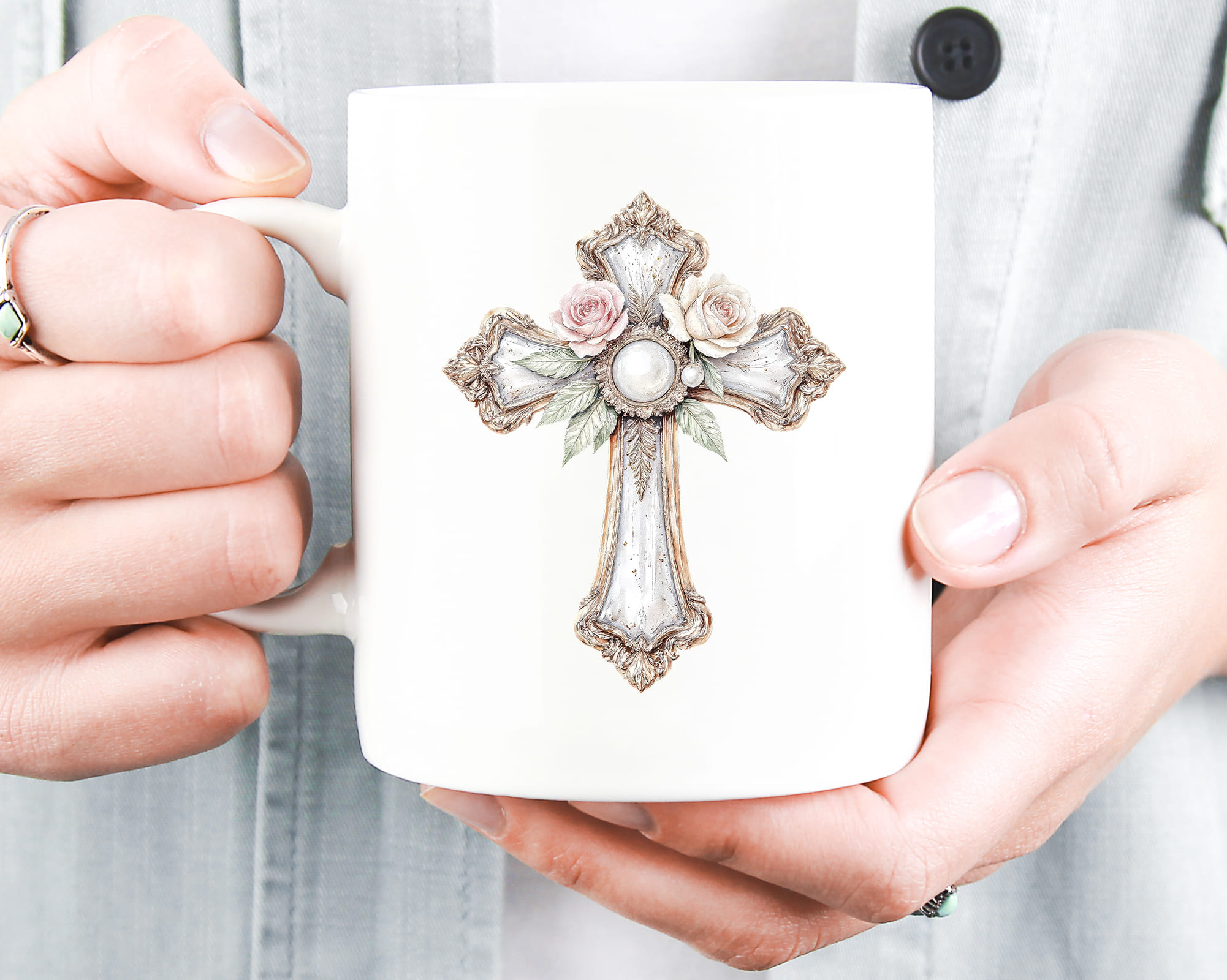 Vintage Cross Clipart Vintage Cross Clipart - Image 4