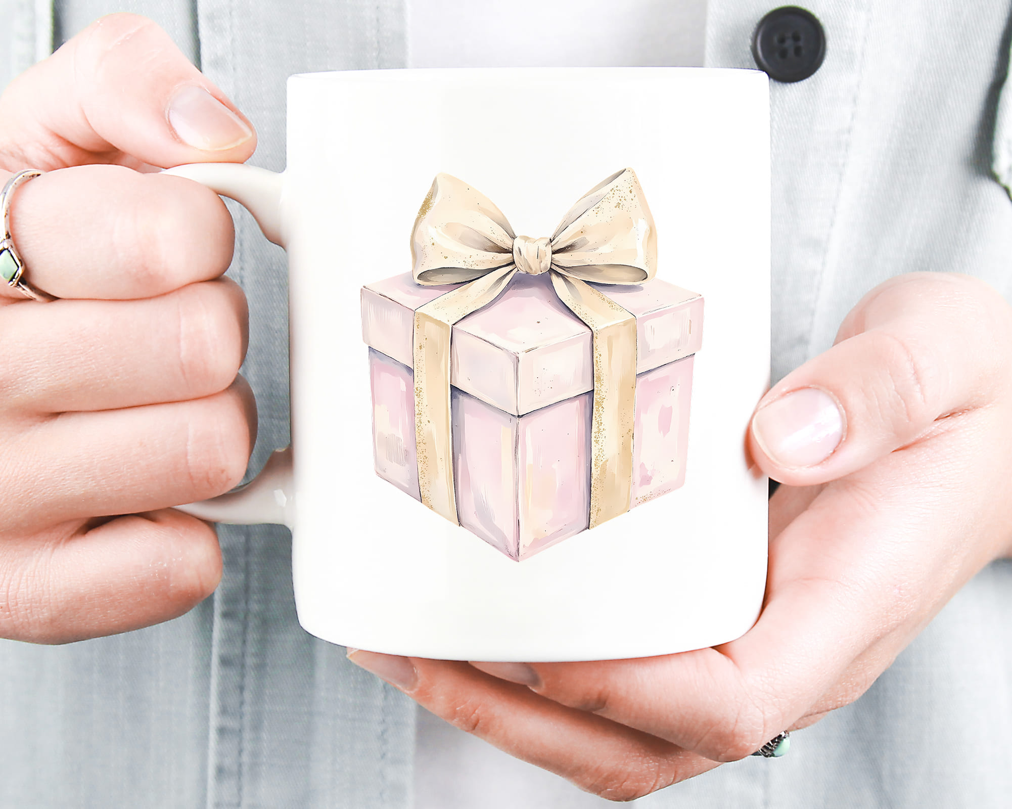 Watercolor It’s a Girl Clipart Set Watercolor It’s a Girl Clipart Set - Image 4